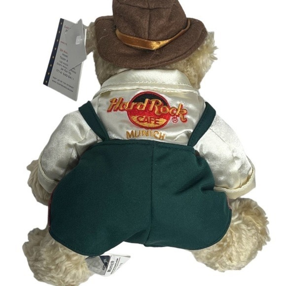 Hard Rock Cafe Munich 2003 Lederhosen Herrington Teddy Bear Limited Edition #307 - Picture 2 of 8